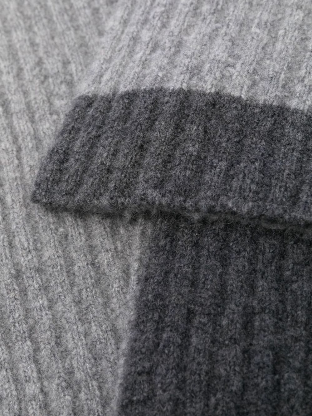 ribbed reversible scarf - 2