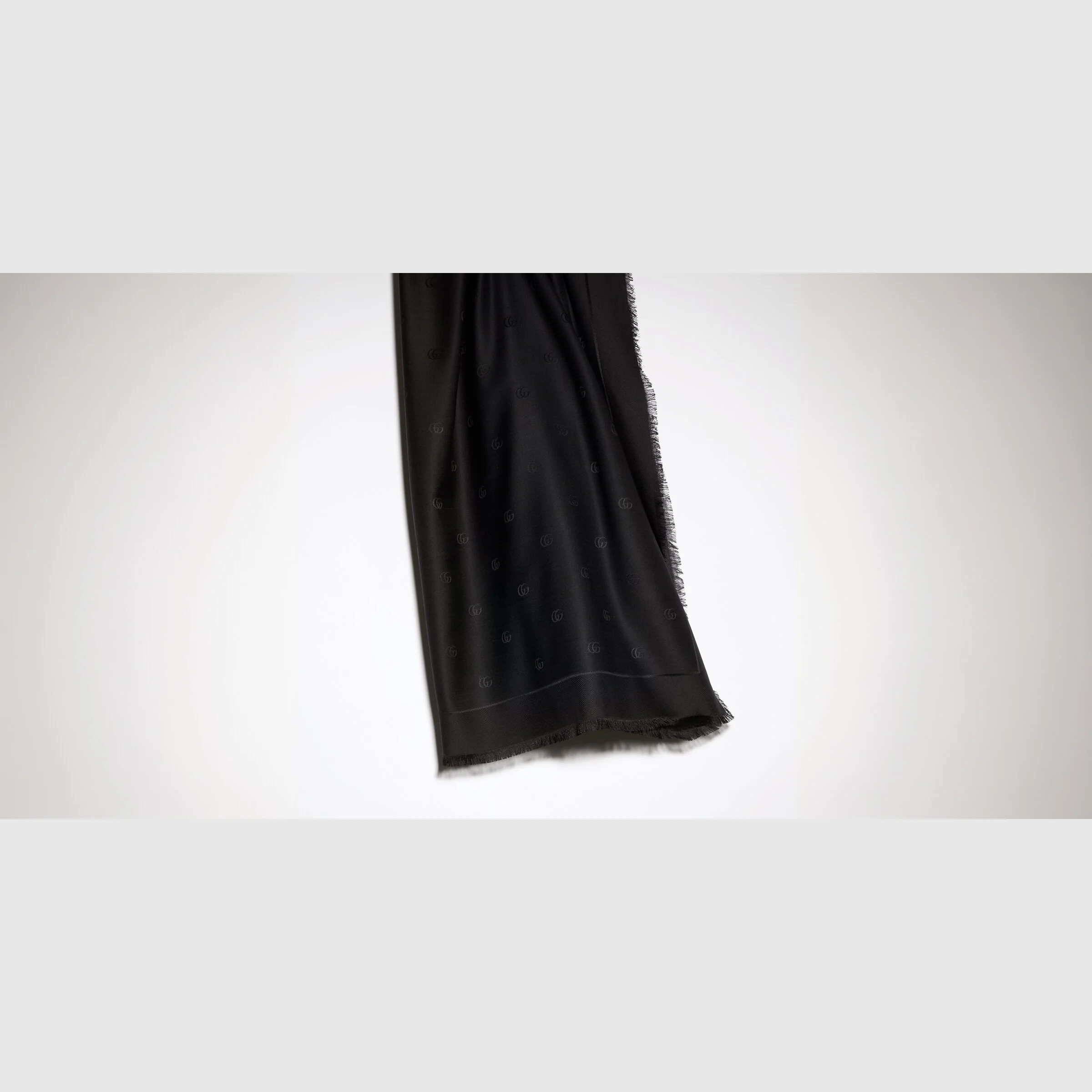 Double G silk wool shawl - 1