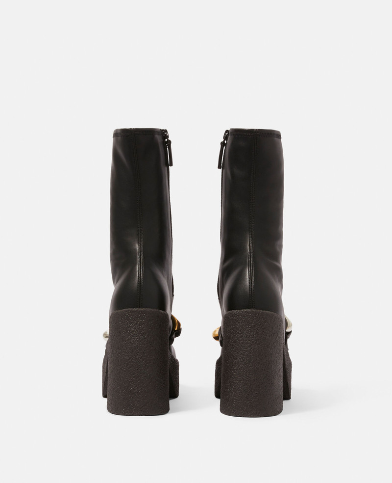 Stella McCartney Skyla Stretch Alter Mat Chunky Ankle Boots outlook