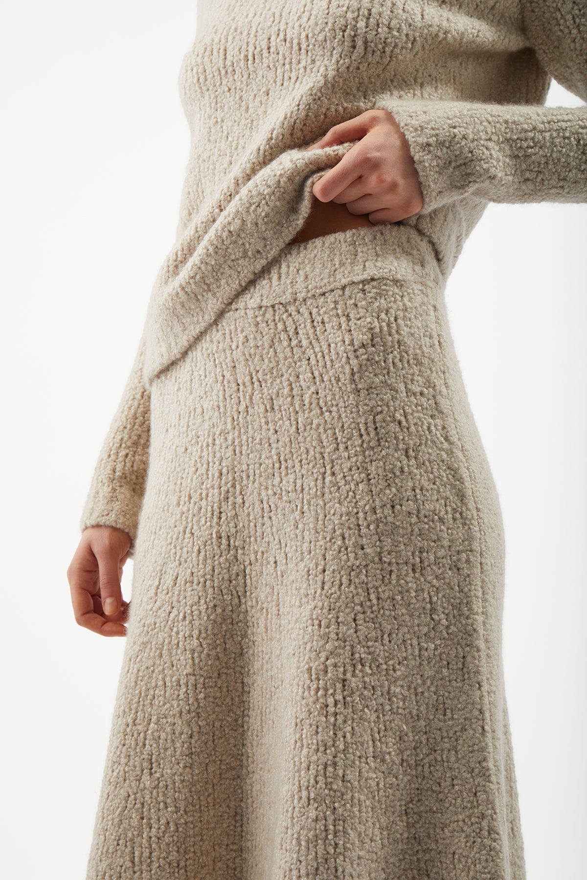 Pablo Skirt in Cashmere Boucle - 5