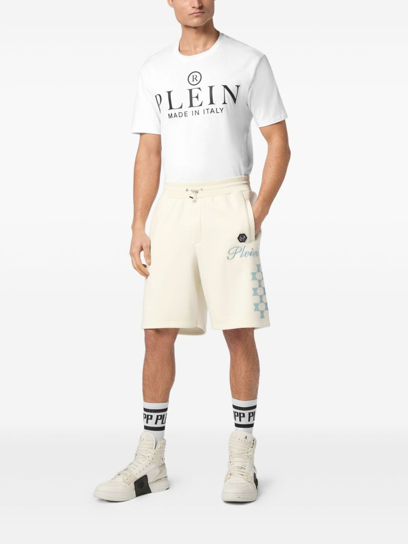 PHILIPP PLEIN Checkmate shorts outlook