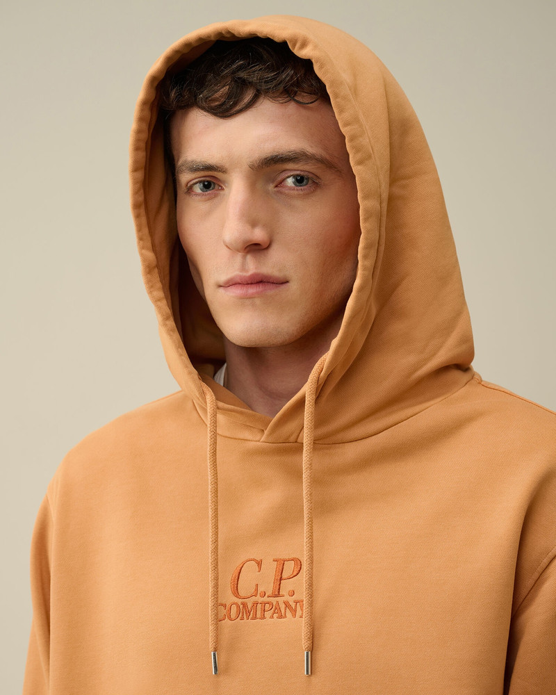 Cotton Diagonal Fleece Logo Hoodie 5