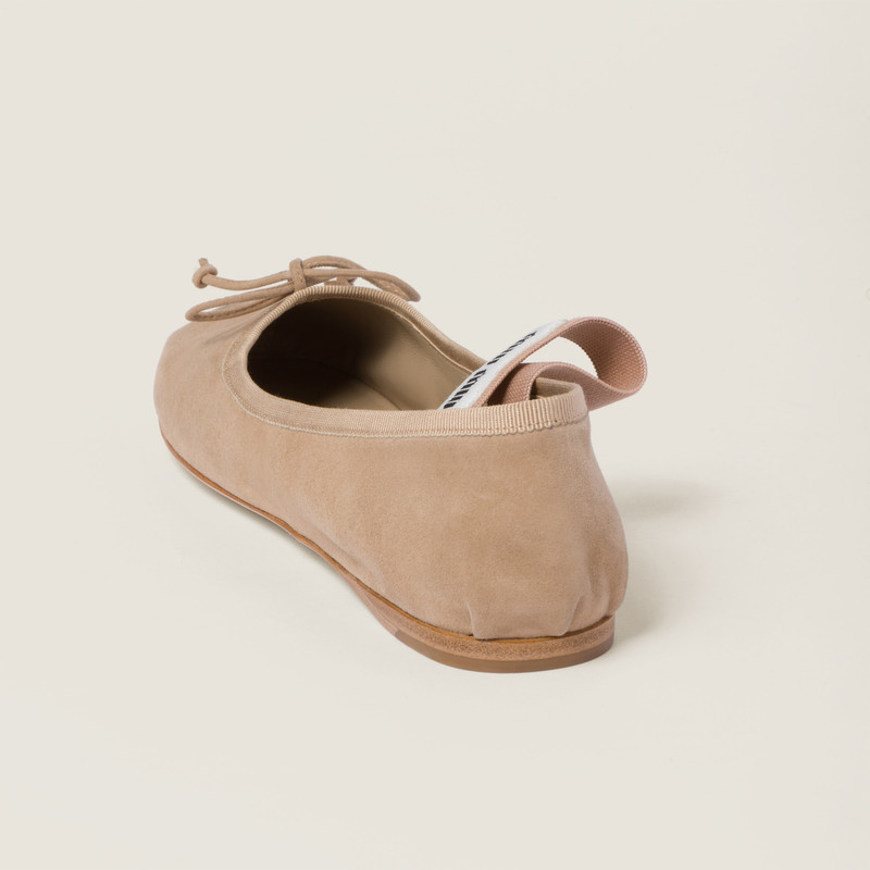 Miu Miu Suede ballerinas outlook