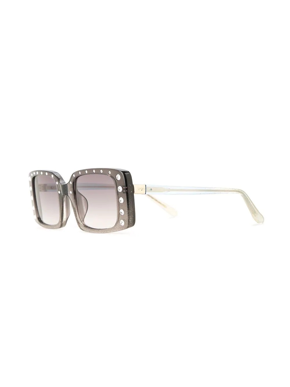 embellished rectangular-frame sunglasses - 2