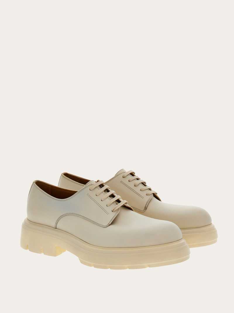 Chunky lace up derby shoe 4
