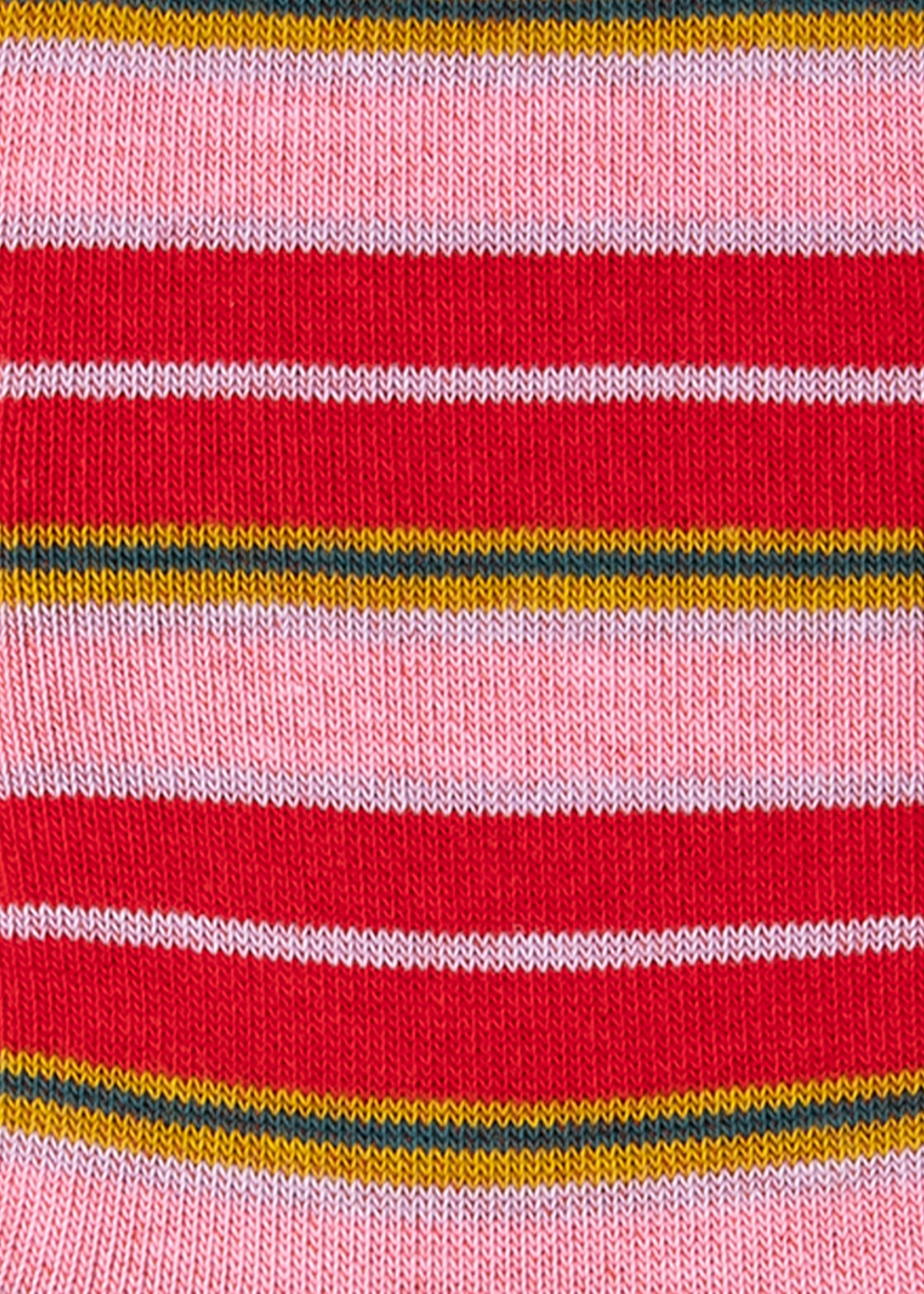 Women's Red Stripe Frill Socks - 3