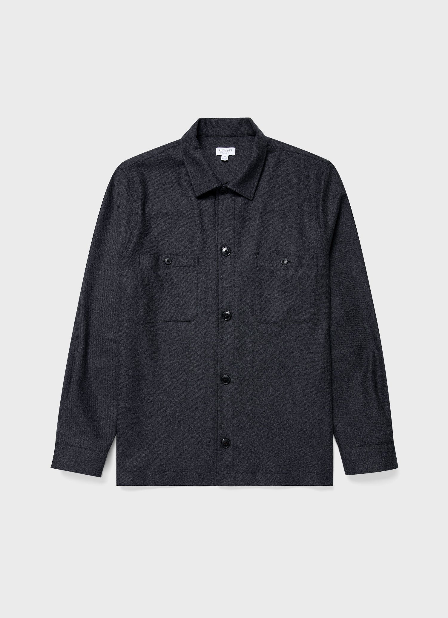 Wool Twill Overshirt - 1