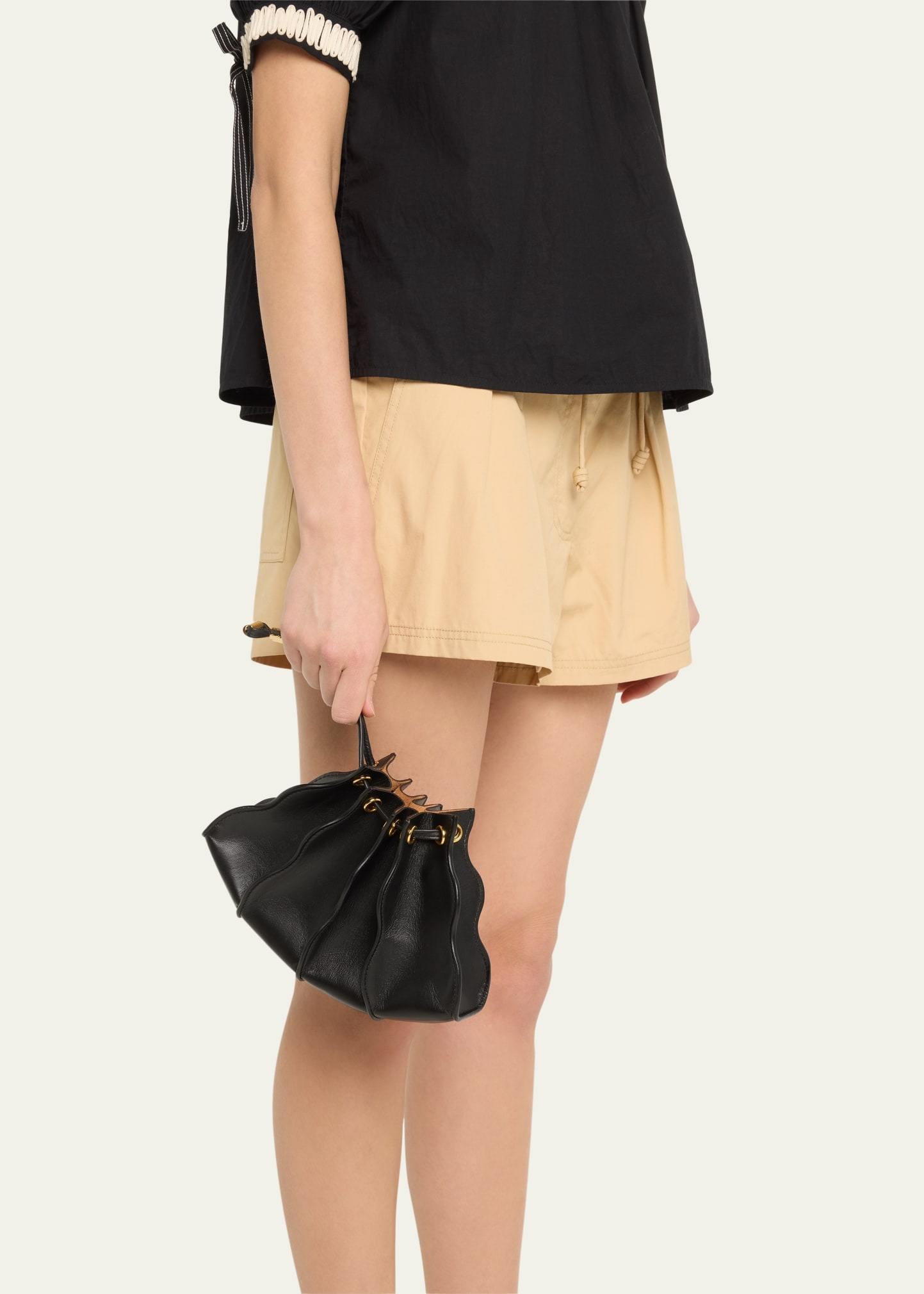 Adria Pleated Wave Wristlet - 2