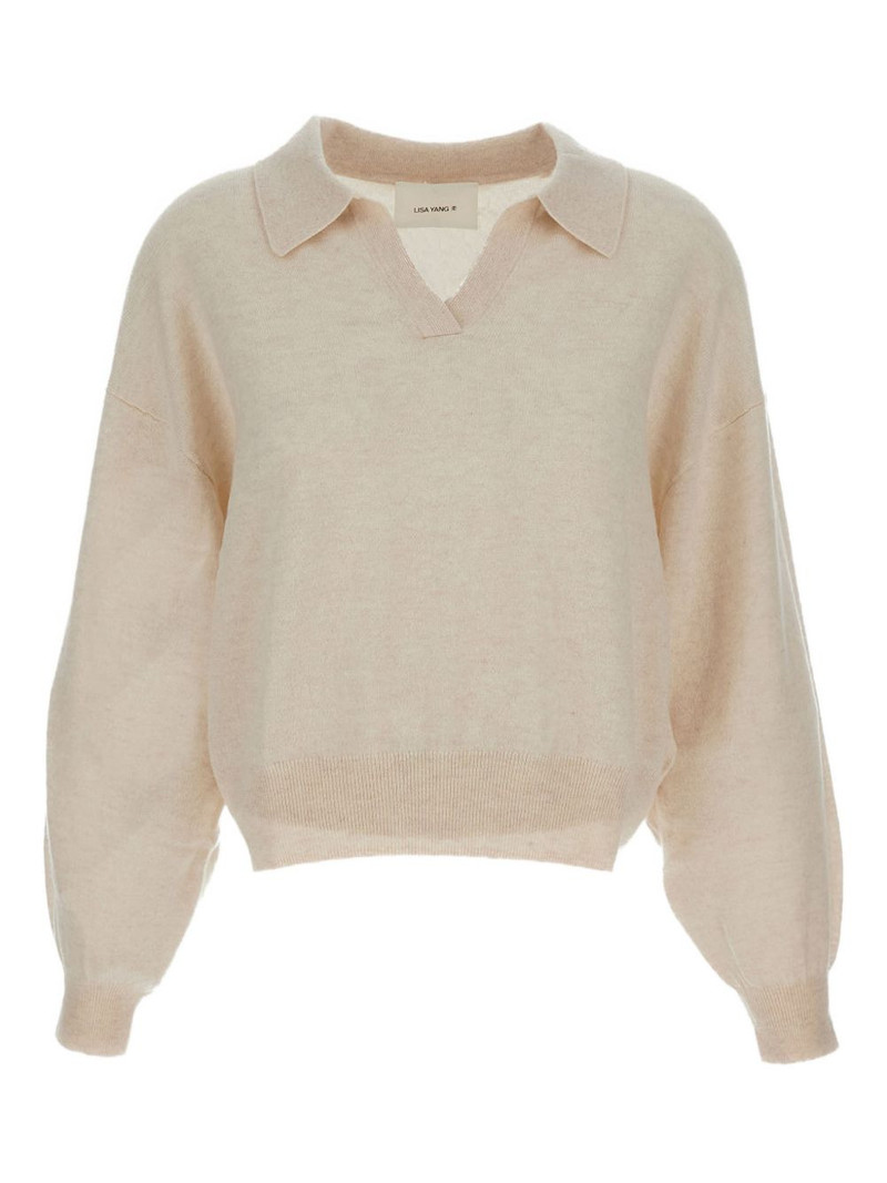 polo ribbed trim sweater 1