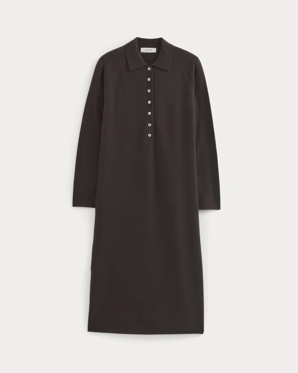 CASHMERE POLO MIDI DRESS - 1