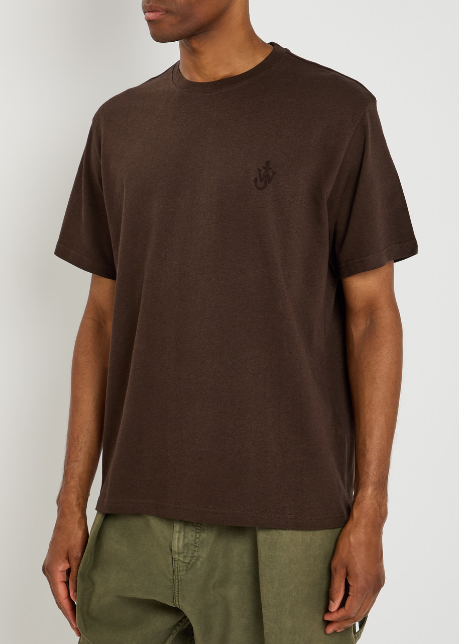 JW Anderson Anchor Embroidered Cotton T-shirt - 2