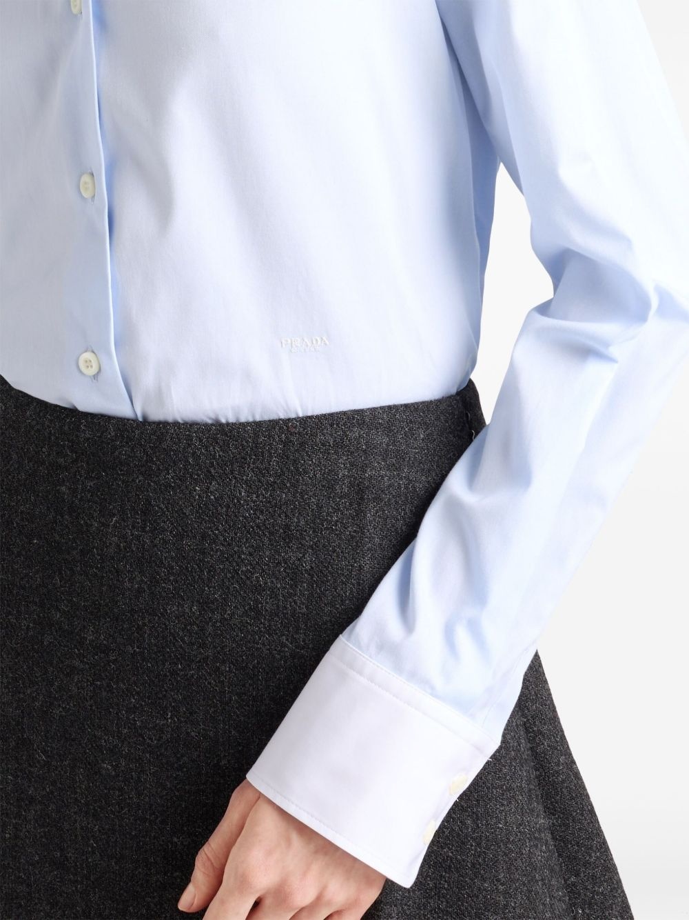 embroidered cotton shirt - 6