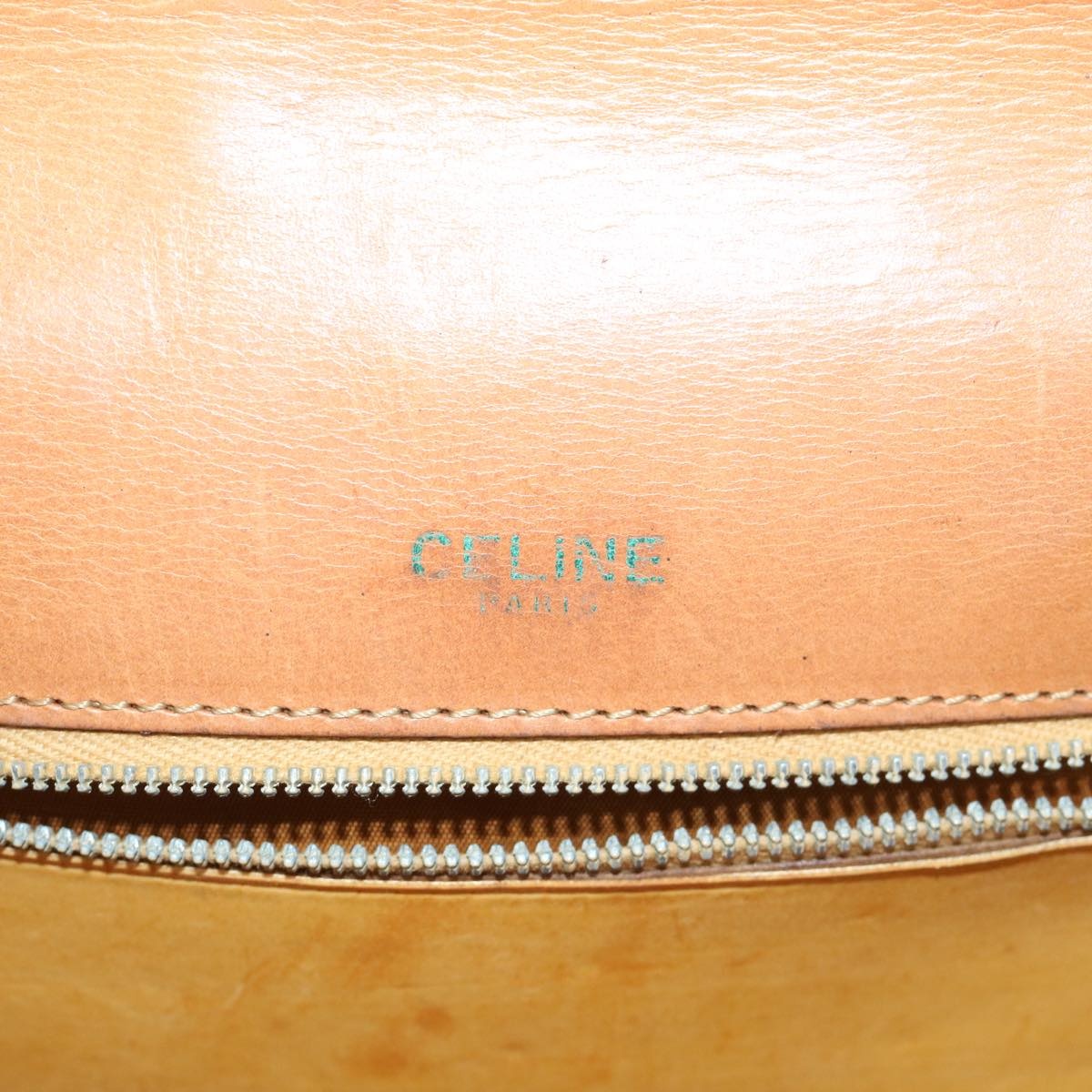 CELINE Macadam Canvas Hand Bag Pvc Brown - 16