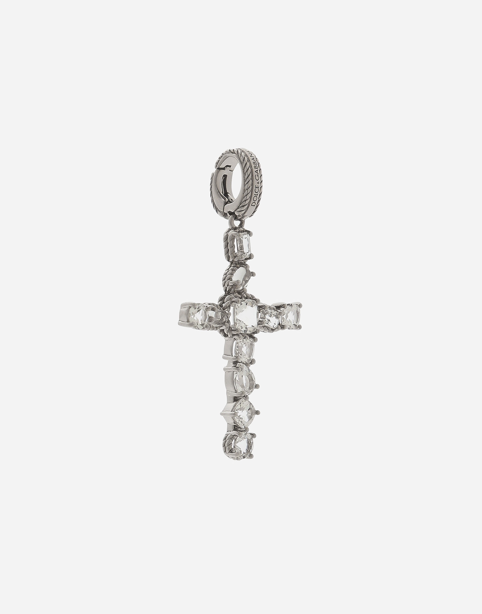 Anna charm in white gold 18Kt and colorless topazes - 2