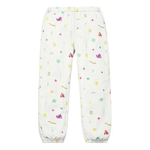 Supreme SS19 Deep Space Skate Pant Casual Pants Unisex White SUP-SS19-10293 - 1