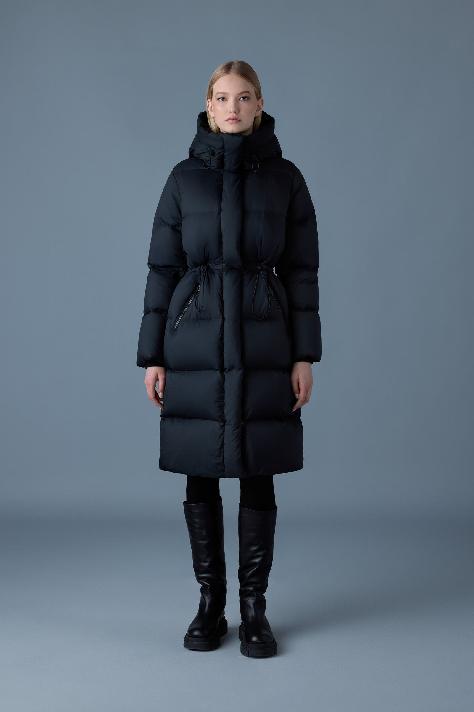 ISHANI-SW Softwash long down coat with hood - 3