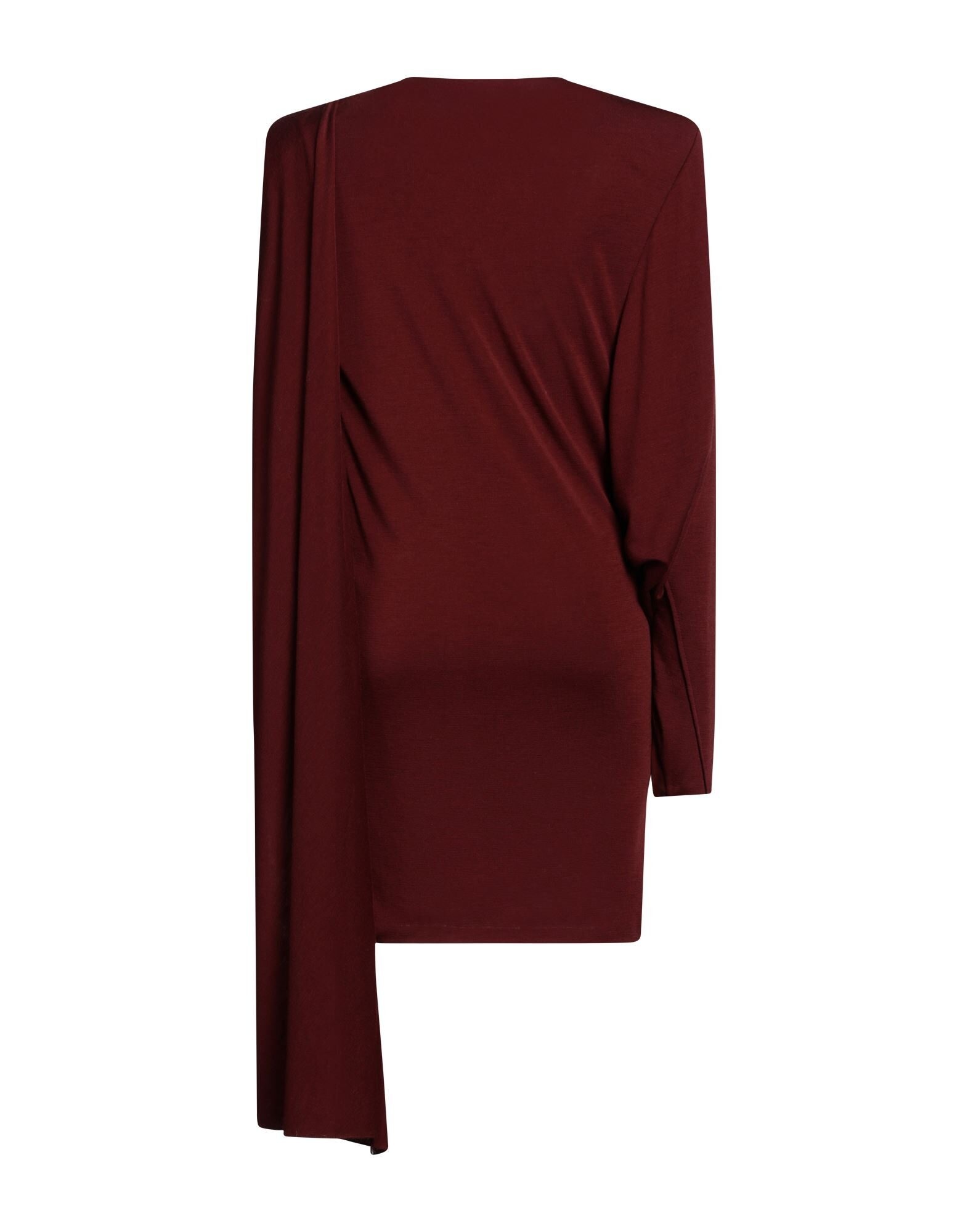 Burgundy Women's Short Dress - 2