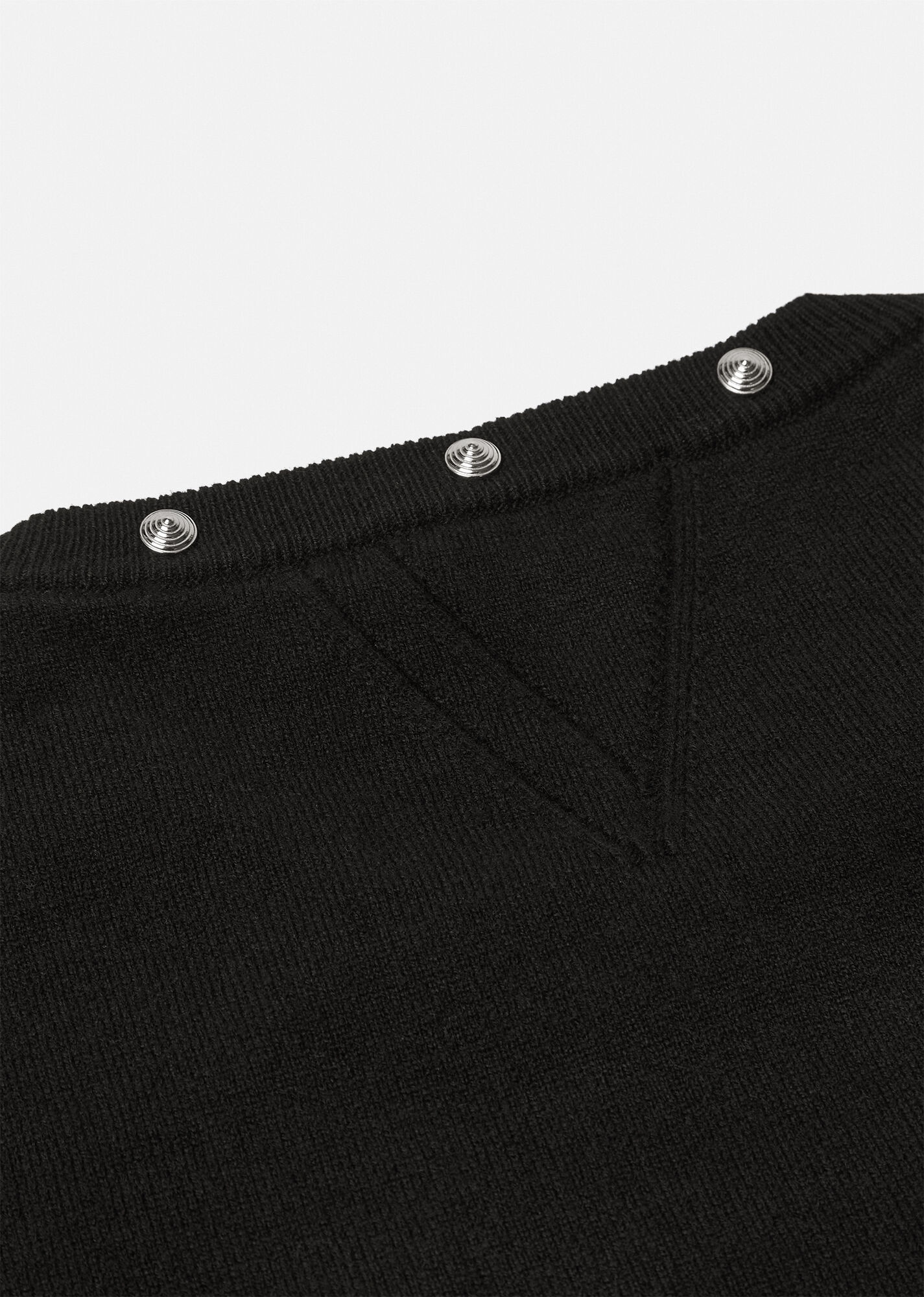Spiral Studded Cashmere Sweater - 4