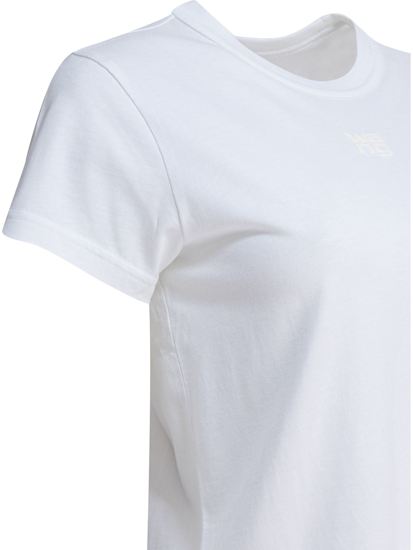 Alexander Wang Essential Jsy Shrunken Tee W/puff Logo - 4