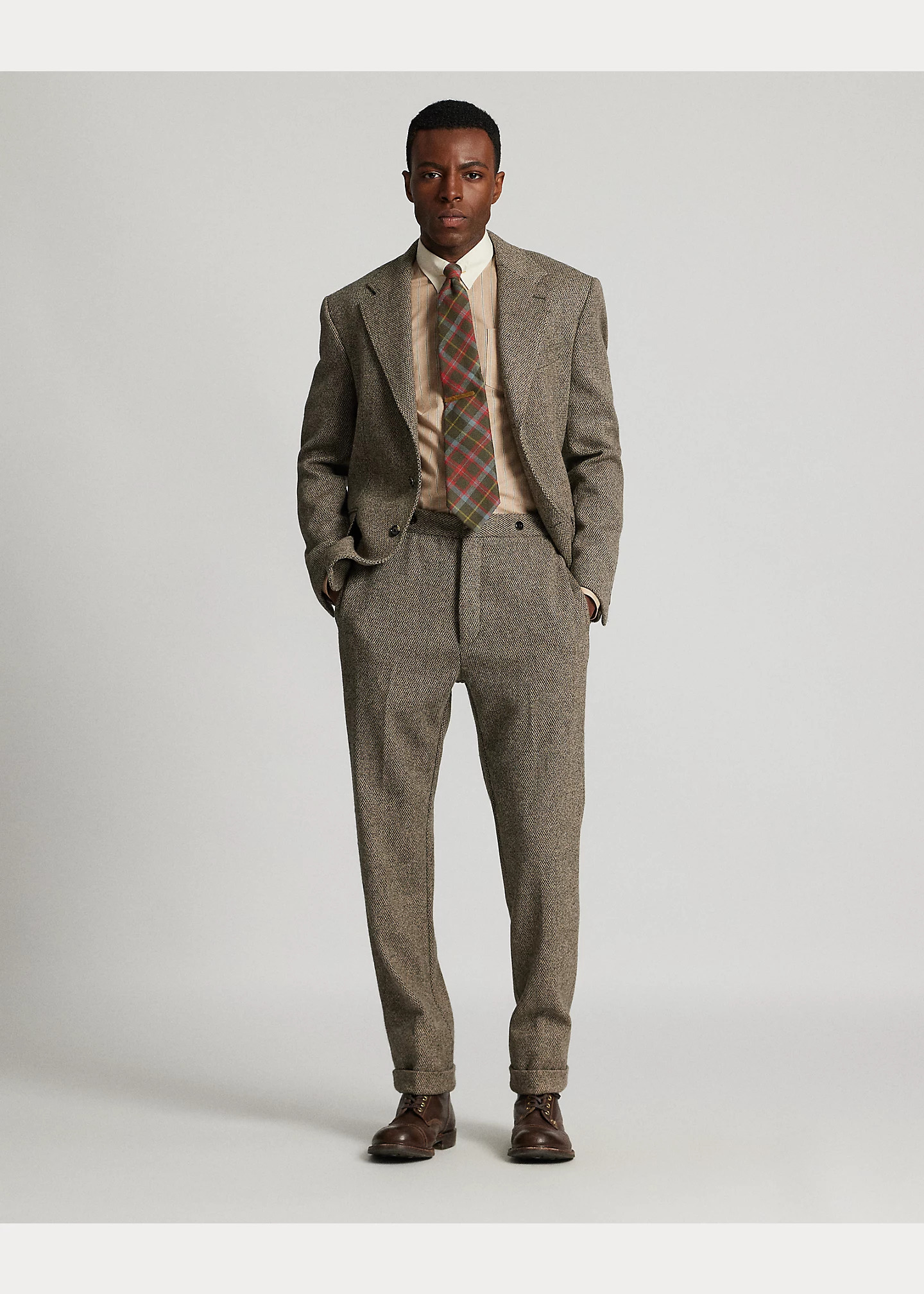 Slim Fit Stripe-Print Woven Shirt - 3