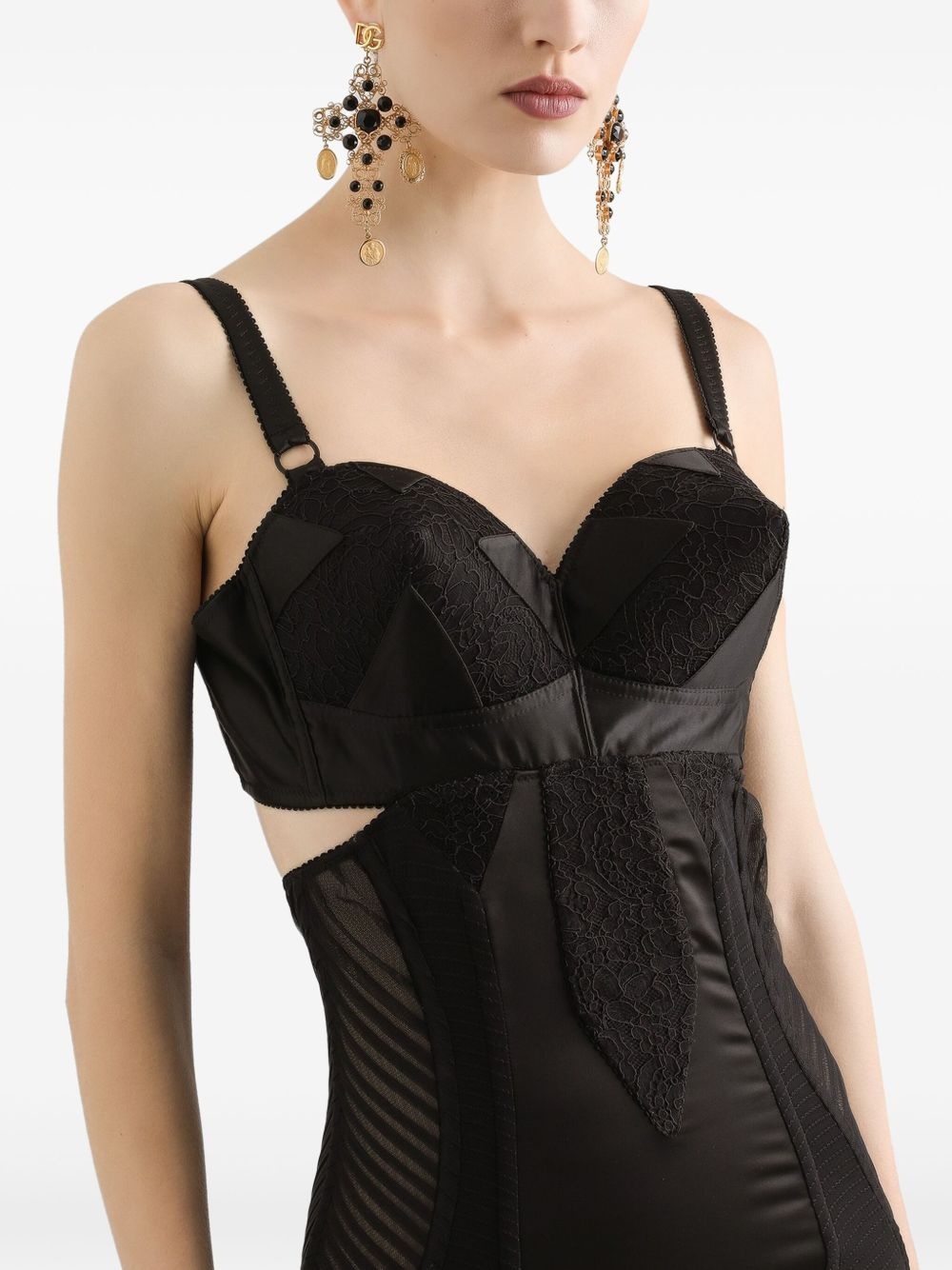 bustier midi dress - 5