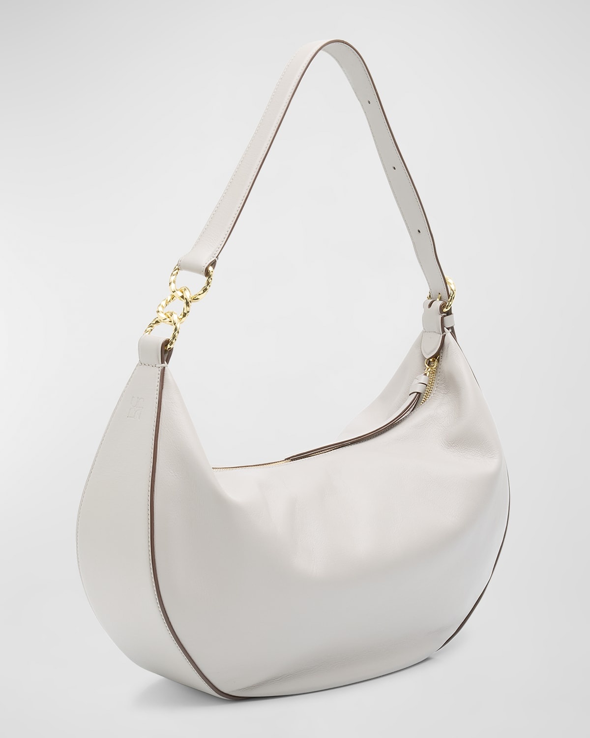 Twyla Large Calf Leather Hobo Bag - 6