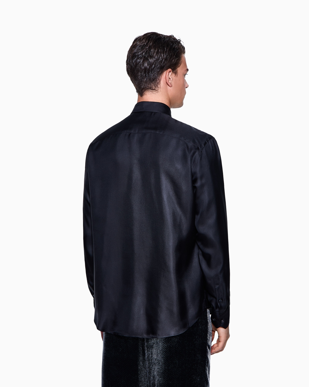 REGULAR-FIT SHIRT IN SILK TWILL - 3