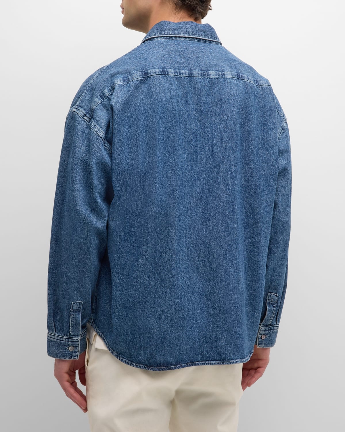 Men's Relaxed Denim Shirt - 4