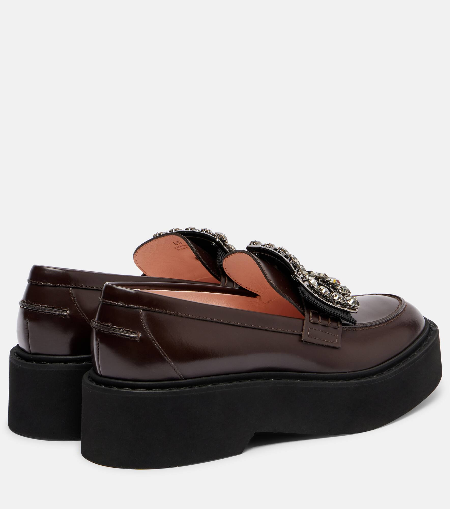 Viv' Rangers leather platform loafers - 2