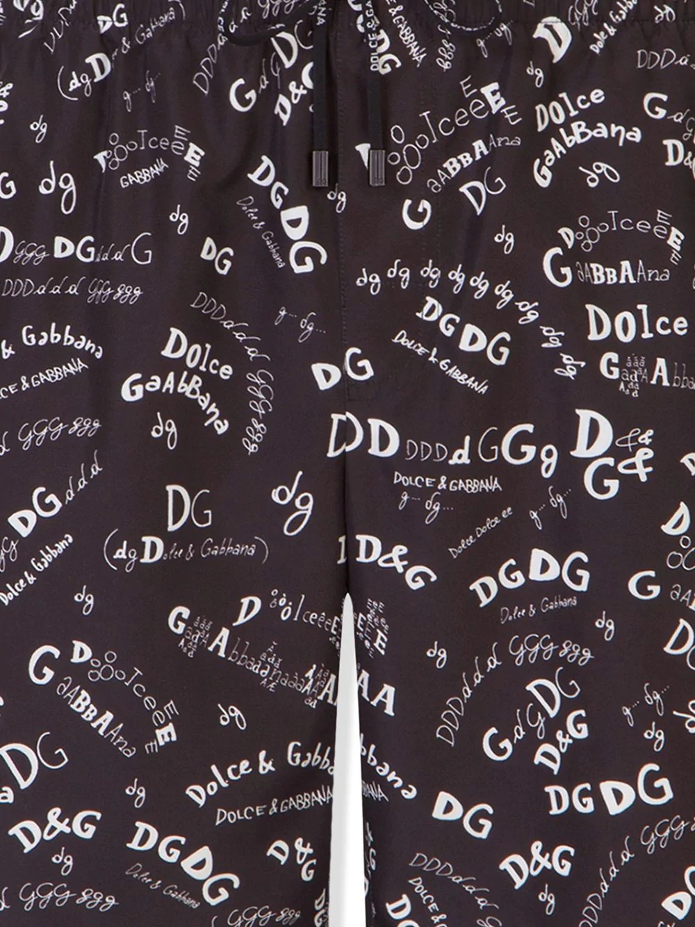 lettering-print swim shorts - 3