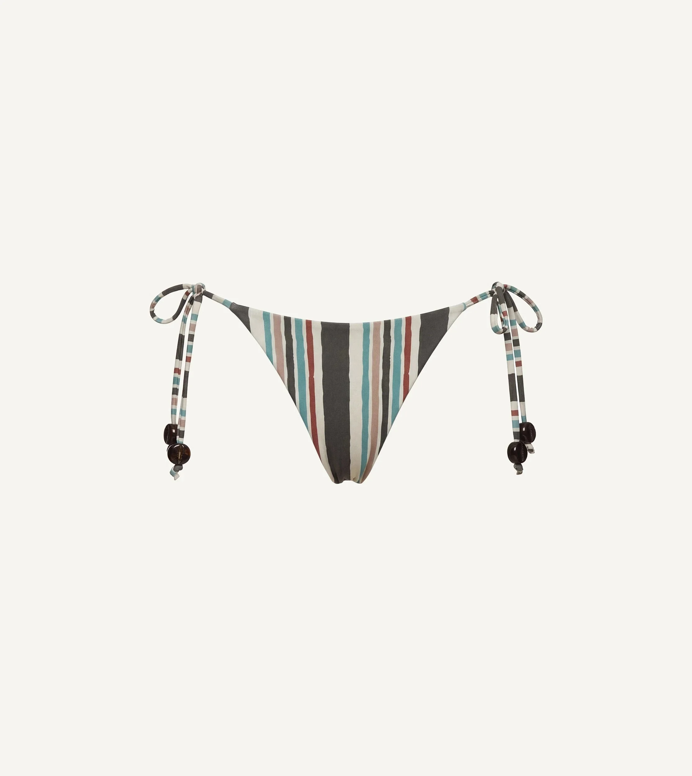 MARGUERITE TIE SIDE BOTTOM | VECCHIO STRIPE - 1