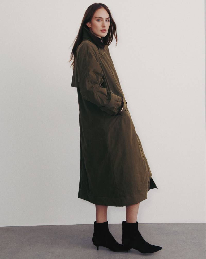 VERONICA BEARD DIETZ WAX-COATED FIELD COAT outlook