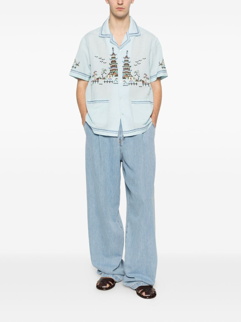 baziszt Meguru patch-pocket shirt outlook