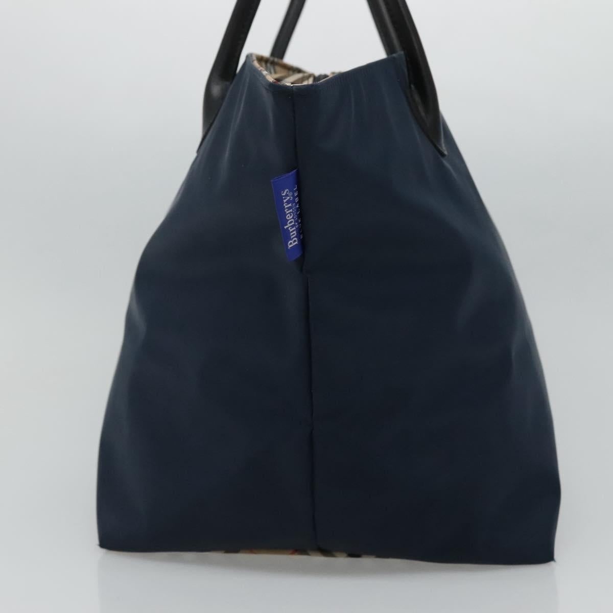 Burberry Blue Label Tote Bag Nylon Navy - 4