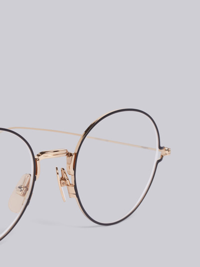 Thom Browne TB915 - Gold Round Eye Glasses outlook