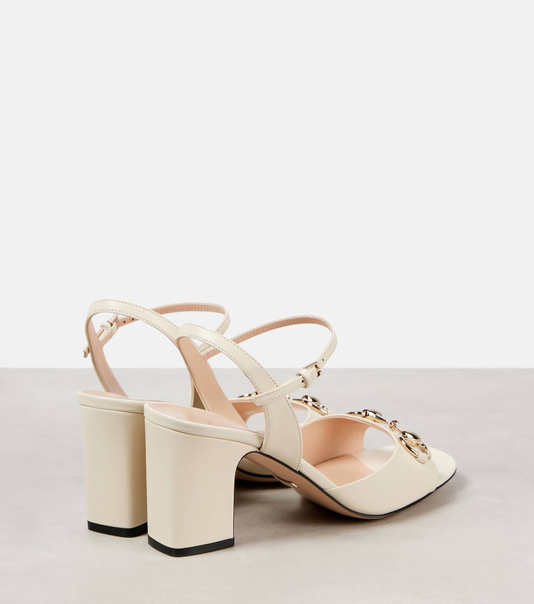 Horsebit leather sandals - 2