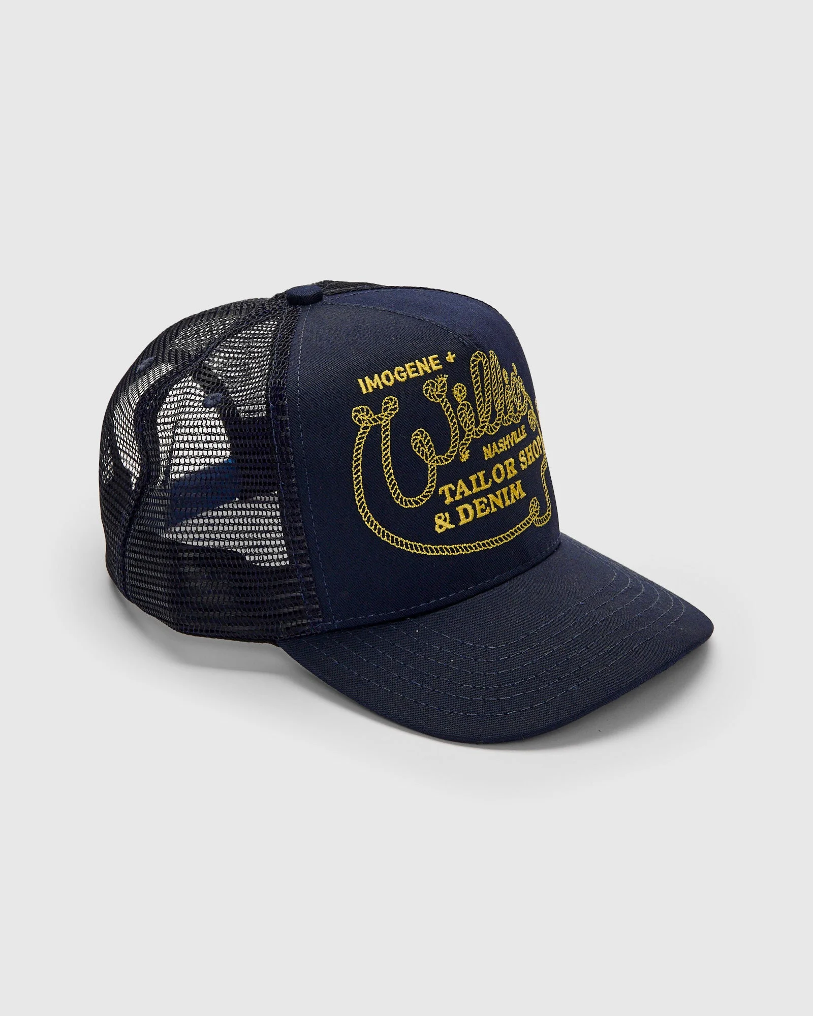 Lasso Trucker Cap in Navy - 1