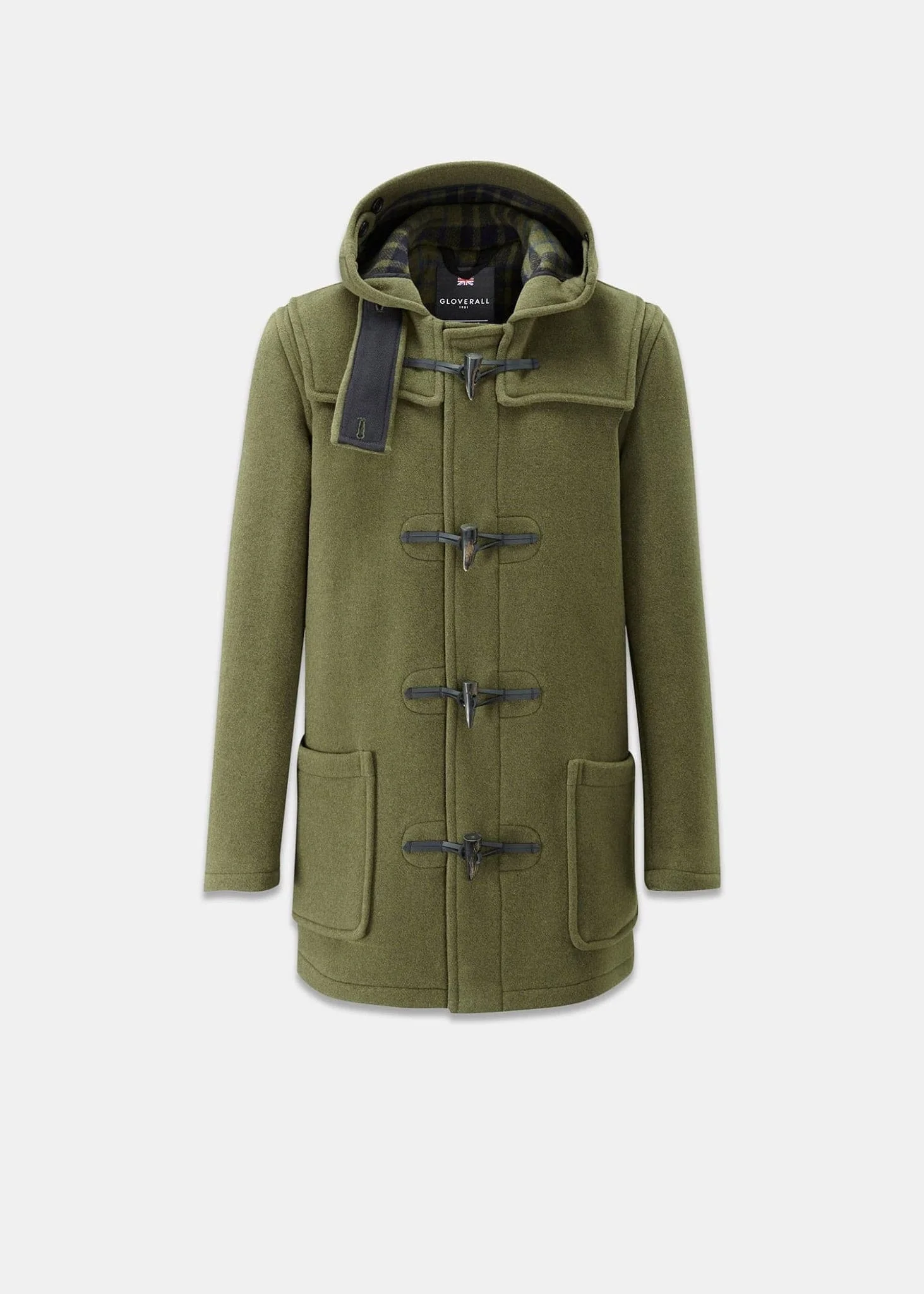 Men's Mid-Length Morris Duffle Coat Loden - 1