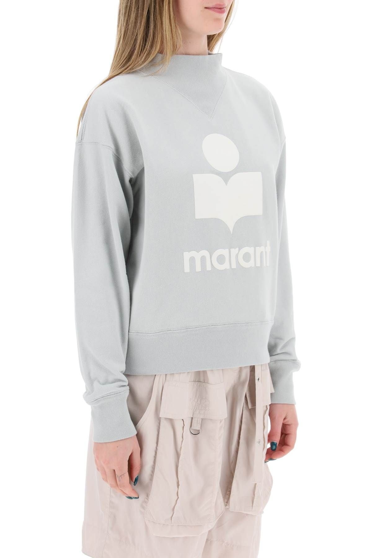 MOBY SWEATSHIRT WITH FLOCKED LOGO - 8