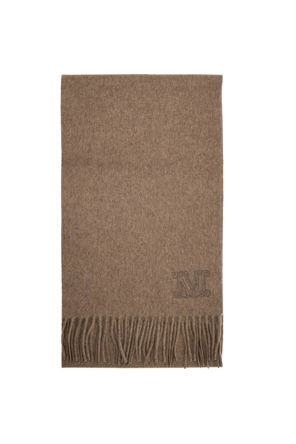 CASHMERE SCARF WITH MONOGRAM - 1