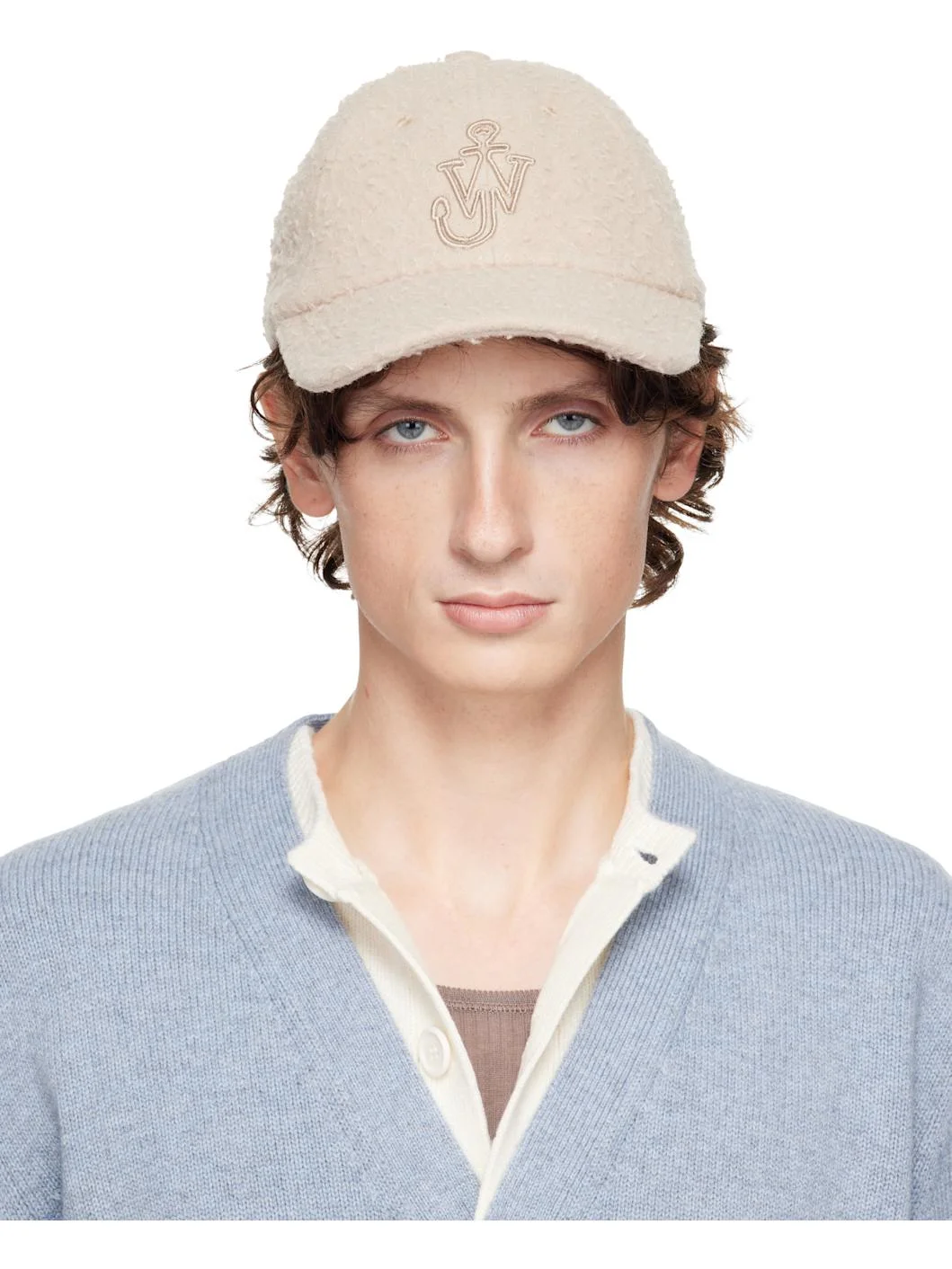 Beige Baseball Cap - 1
