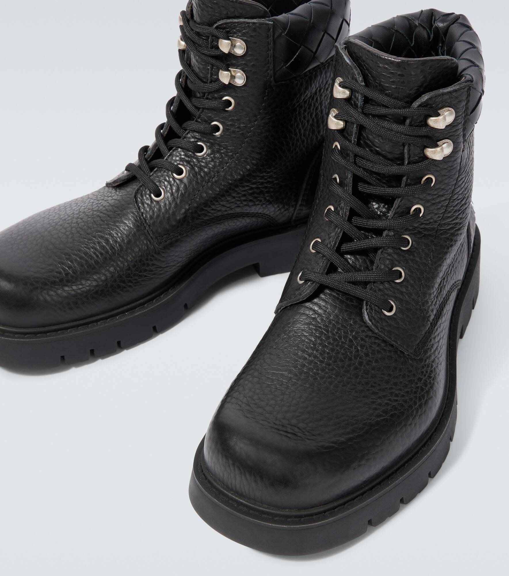 Haddock leather combat boots - 3