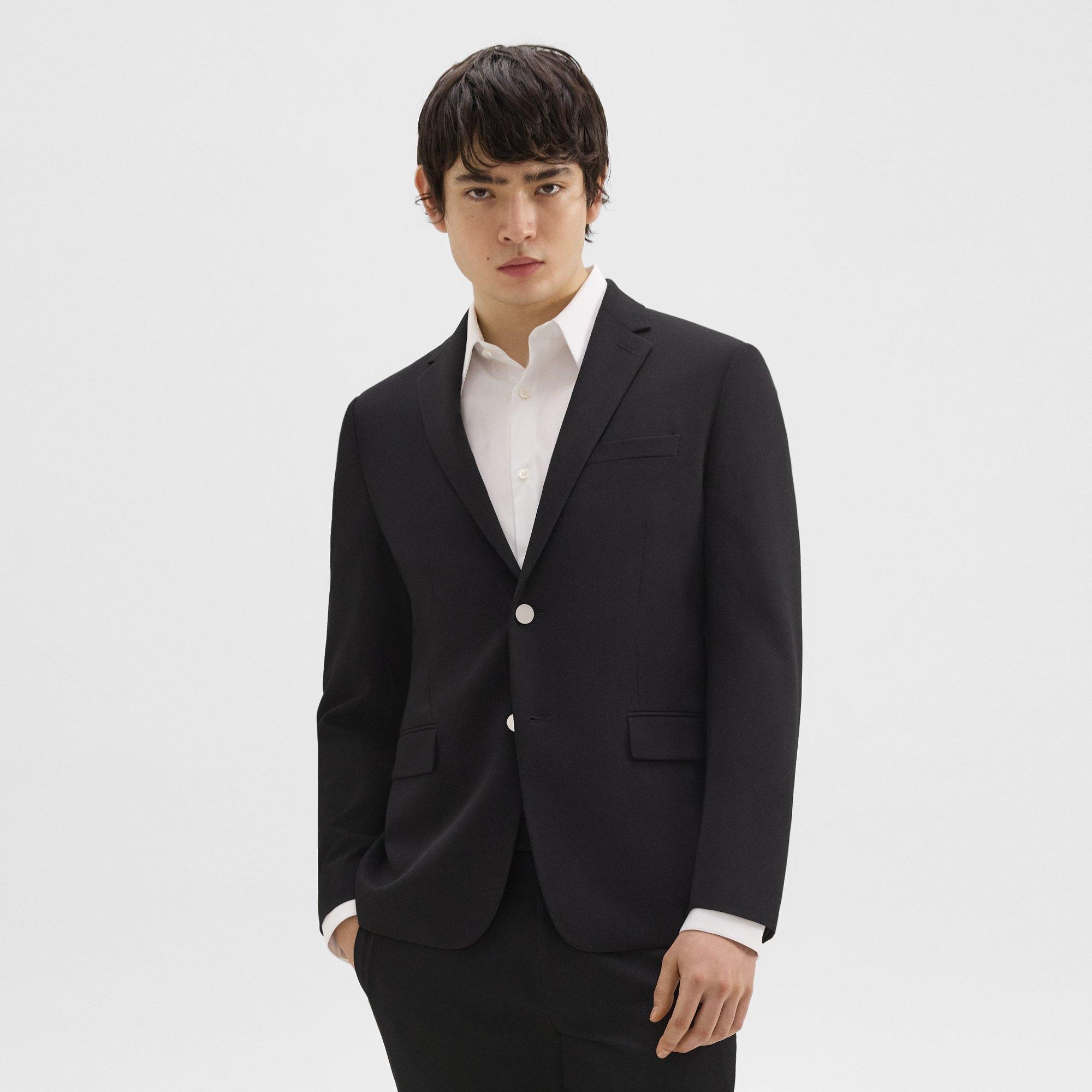 Morton Blazer in Textured Gabardine - 2