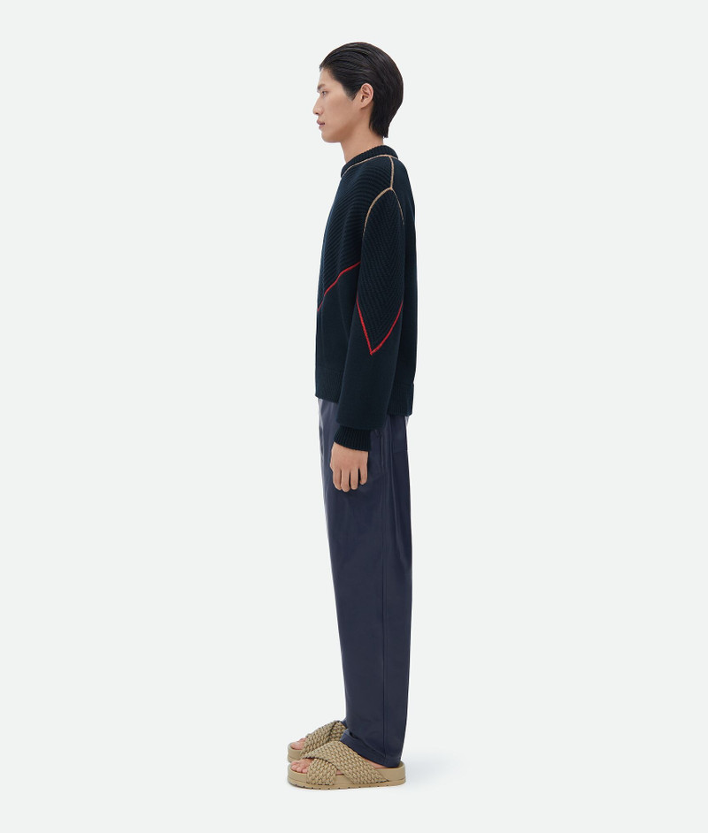 Bottega Veneta wool cashmere overlock jumper outlook