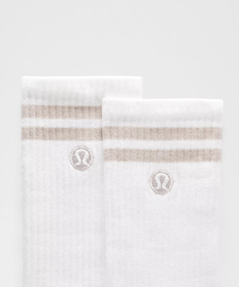 lululemon Unisex Daily Essential Crew Socks *Stripe outlook