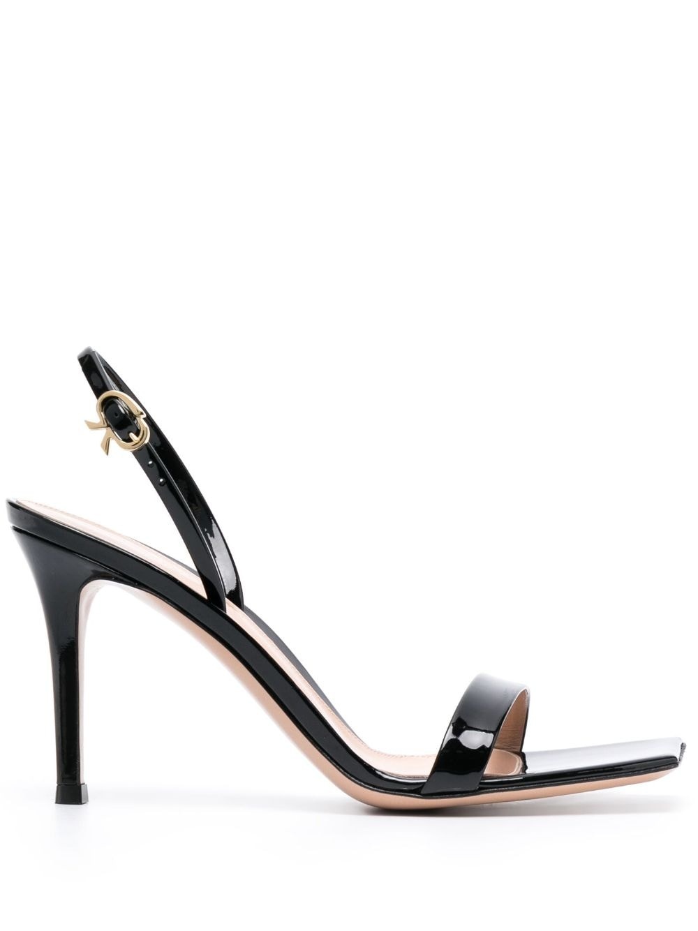 Ribbon Stiletto 85mm leather sandals - 1