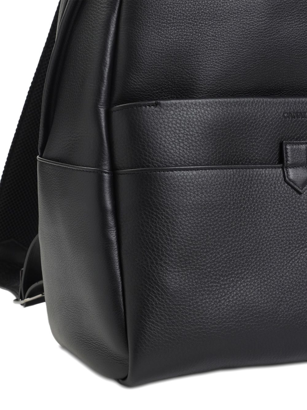 zip leather backpack - 3
