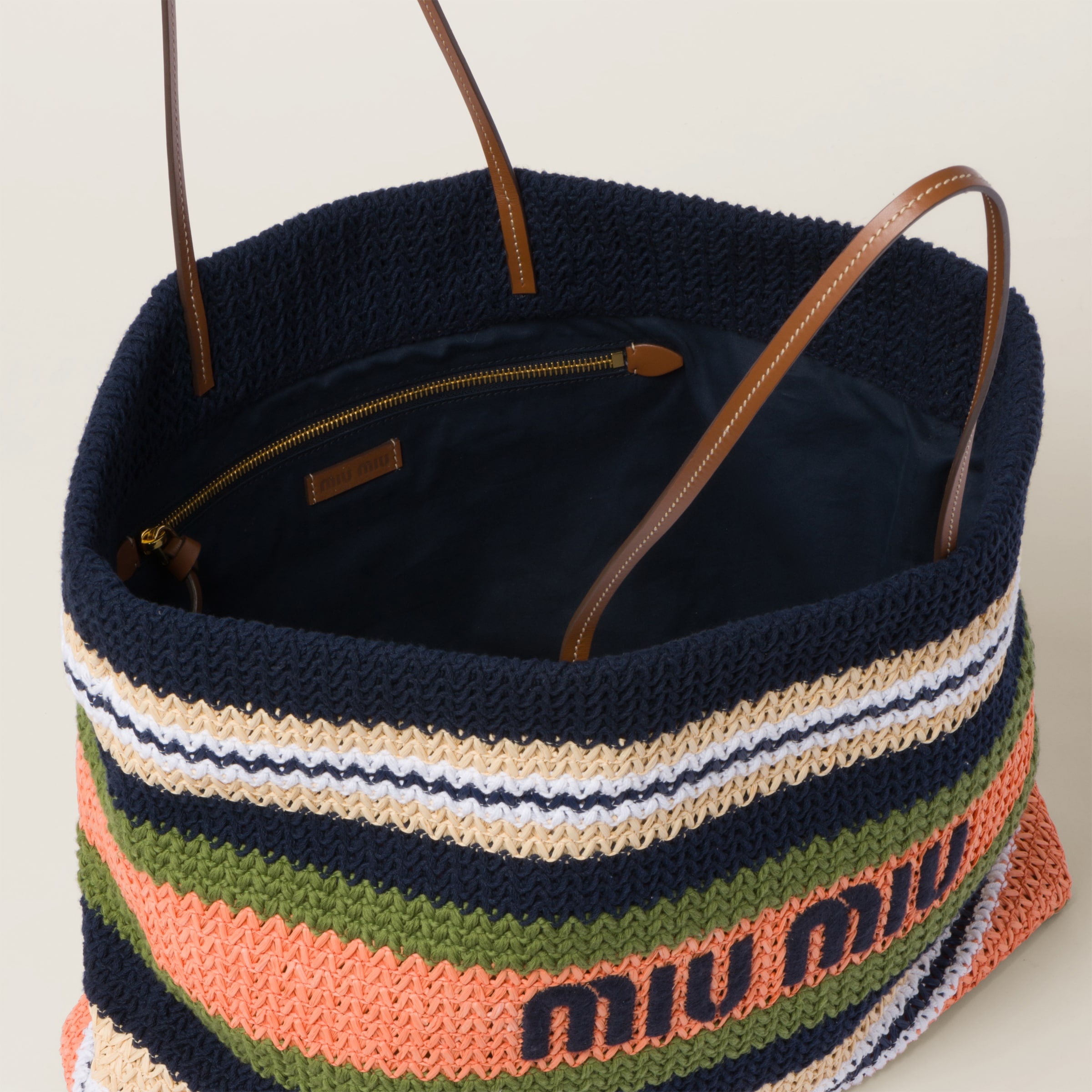Woven fabric tote bag 6