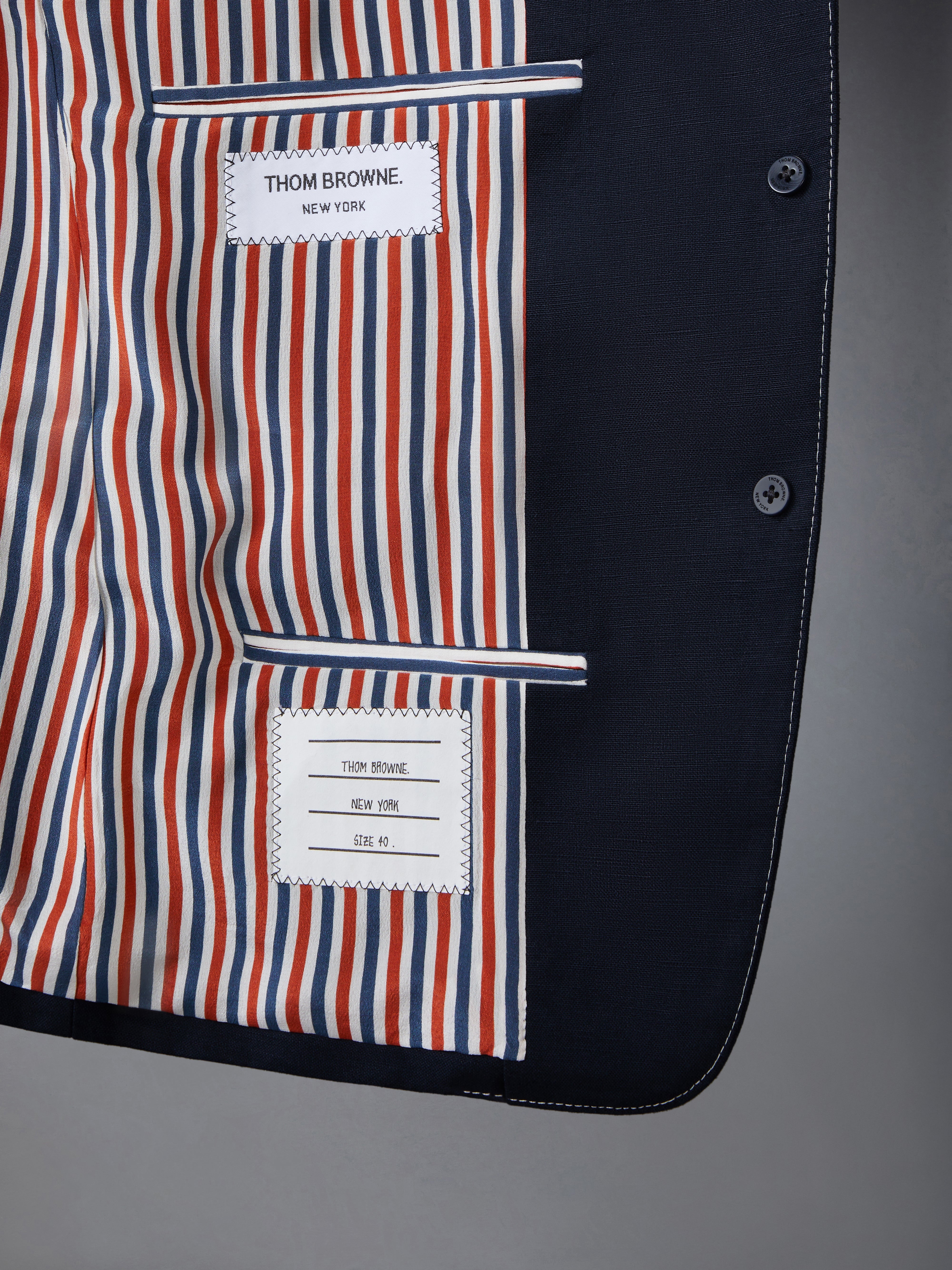 LINEN COTTON HIGH BREAK SPORT COAT - 5