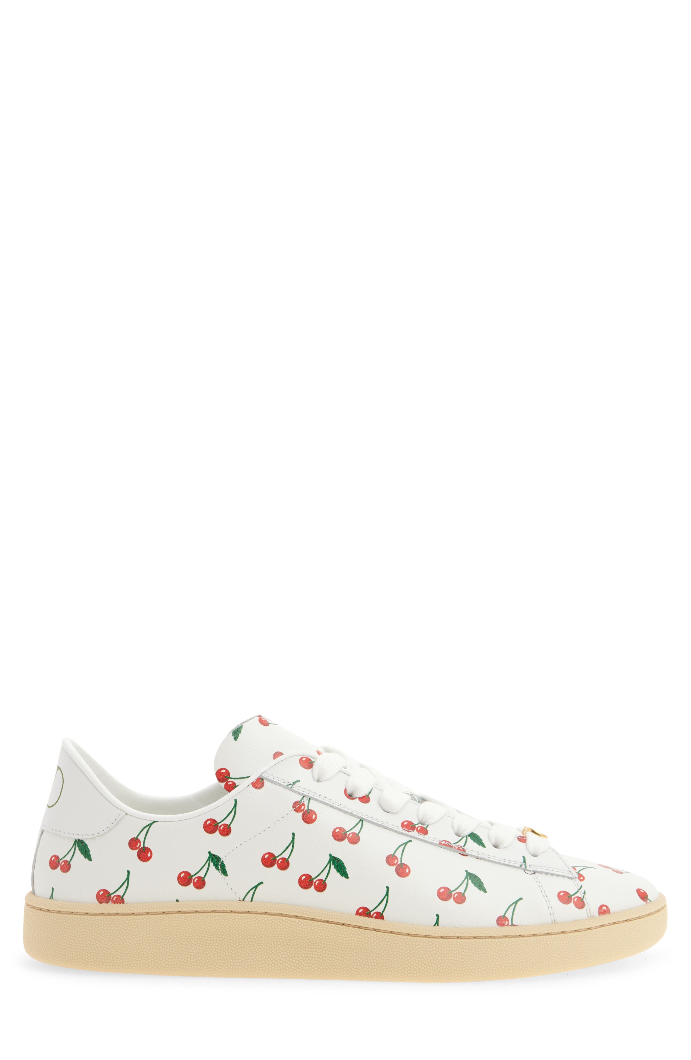 Valentino Garavani Royco Cherry Low Top Sneaker in White Multi at Nordstrom - 3